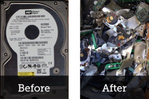 Hard Drives - Before and After